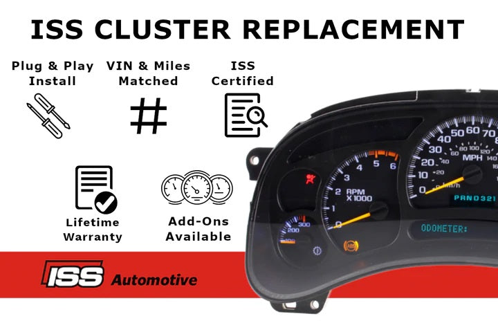 1988 - 1991 Chevrolet C/K Truck Instrument Gauge Cluster