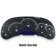 03-05 GM & Chevy Diesel Instrument Cluster Carbon Fiber Applique Face – OEM Fit & Quality (Cluster Face Only)