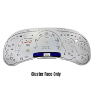 2006 GM & Chevy Diesel Instrument Cluster White Applique Face (Cluster Face Only)