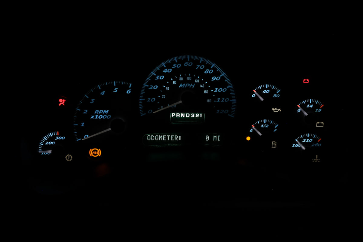 Apex Tungsten Custom 2003-2006 Chevy Silverado Instrument Cluster ...