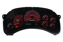 Load image into Gallery viewer, Apex Red Custom Cluster for 2003-2006 GMC Sierra - Front View