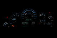 Load image into Gallery viewer, Cobalt Carbon Custom Cluster for 2003-2006 GMC Sierra - Night View