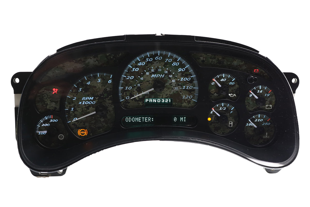 Ridgeline Edition Custom 2003-2006 Chevy Silverado Instrument Cluster ...