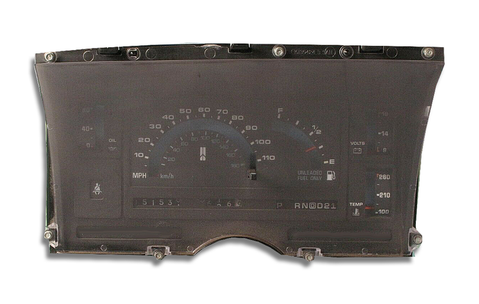 1991 - 1994 Oldsmobile Bravada Instrument Cluster Replacement