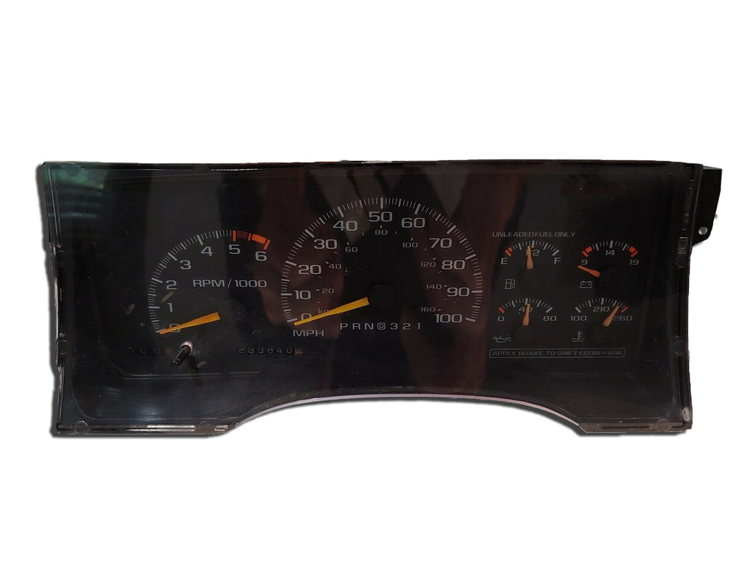 1999 Chevrolet S10 Instrument Cluster Repair