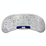 2006 GM & Chevy Diesel Instrument Cluster White Face (Applique)
