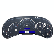 03-05 GM & Chevy Gas Instrument Cluster Applique Carbon Face