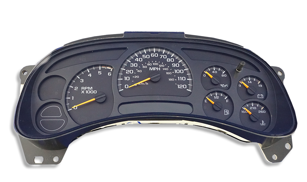 2003 to 2006 Silverado Instrument Cluster Replacement Gauges