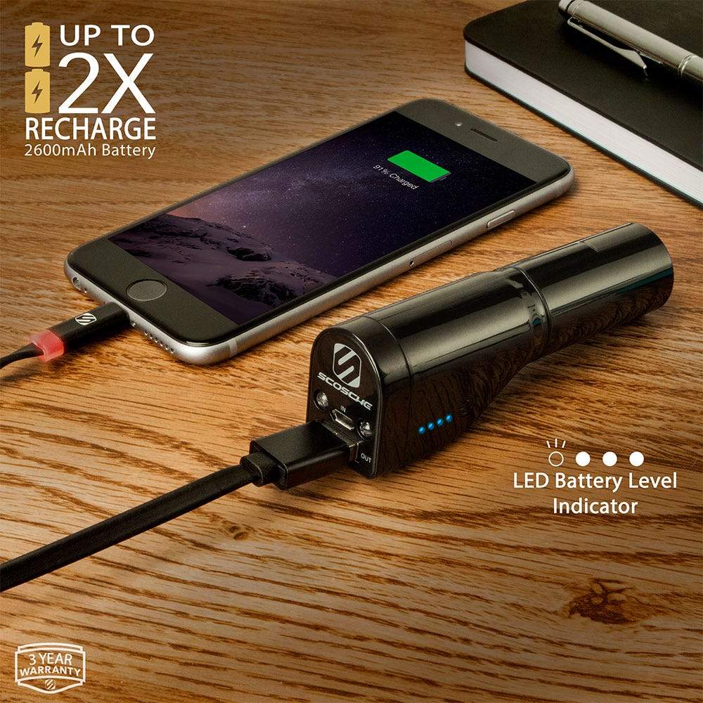 3-in-1 Power bank with Emergency Flashlight GoBat™ 2600 3-in-1 Power bank with Emergency Flashlight GoBat™ 2600