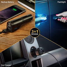 Load image into Gallery viewer, 3-in-1 Power bank with Emergency Flashlight GoBat™ 2600