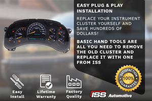 2003 Chevy Silverado Instrument Cluster Replacement (Lifetime Warranty)