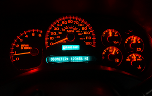 Red LED Lights Instrument Cluster | GM &amp; Chevy 03-06
