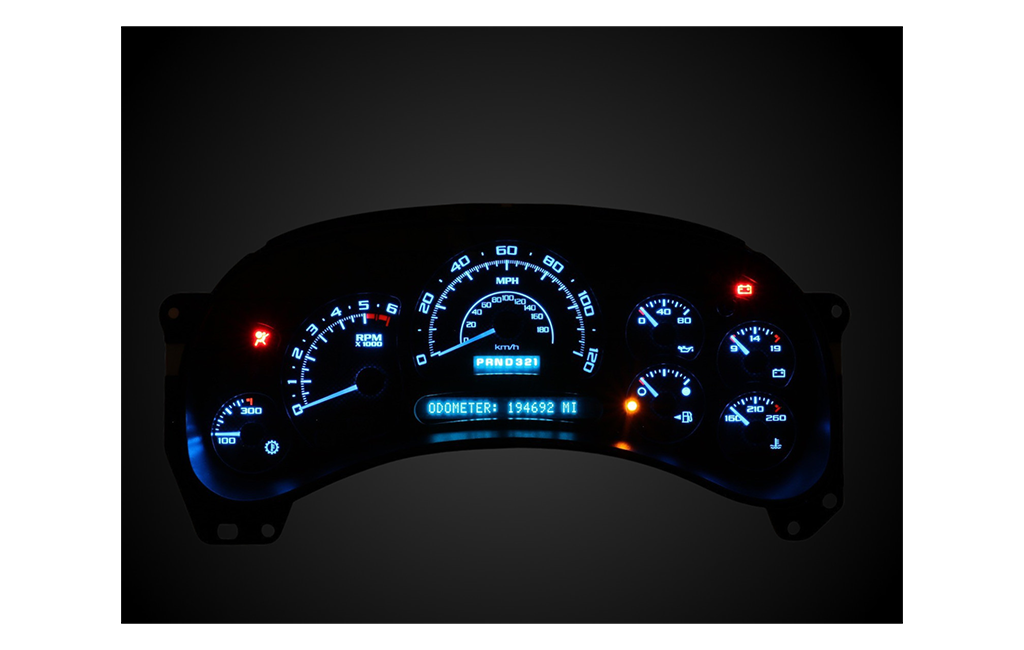 2003 chevy hot sale avalanche instrument cluster