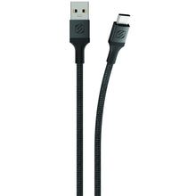 Load image into Gallery viewer, Tangle-Free Braided USB-C Cable Black 4&#39;FT